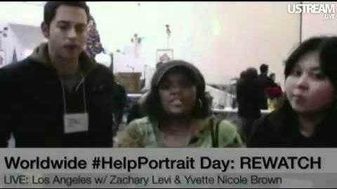 Zachary Levi at Help Portrait LA 2010