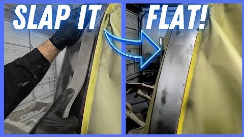 How to use a slapping file and less bondo.