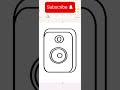 How to draw speaker in ms paint | paint in computer| art #drawing #art #speaker