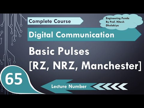 Basic Pulses (NRZ, RZ & Manchester) in Digital Communication by Engineering Funda