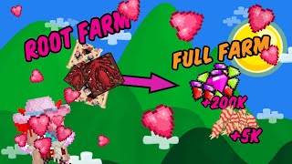 Lattice Fence Root Farming Profit Full Farm Growtopia