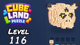 Cube Land Puzzle Level 116 Walkthrough
