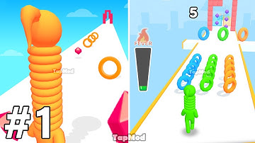 Long Neck Run #1 - Gameplay Walkthrough Levels 1-12 (Android,iOS)