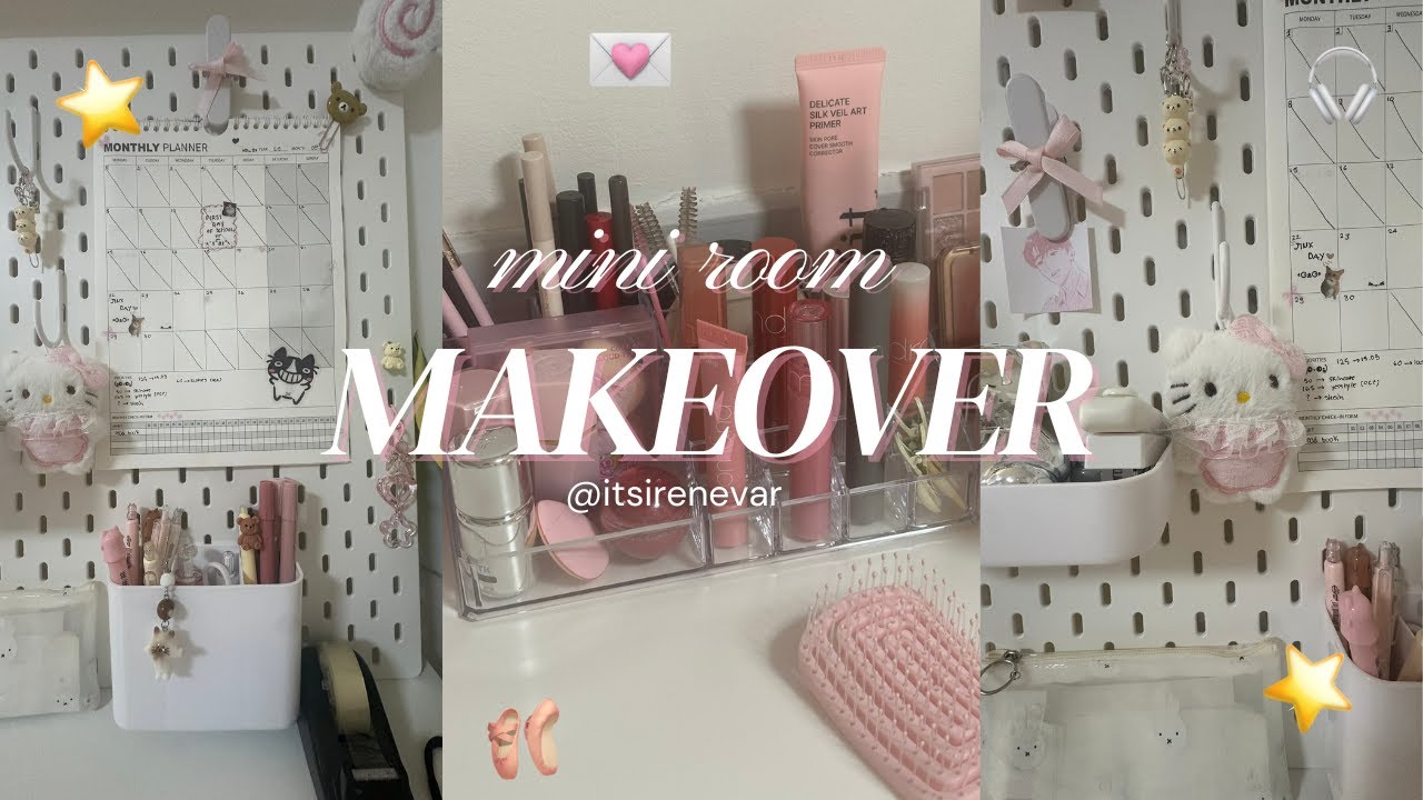 🌷🧸Mini Room MAKEOVER vlog || cozy, maximalist, aesthetic