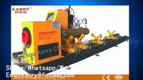5 axis CNC round pipe cutting machine/flame cutting machine