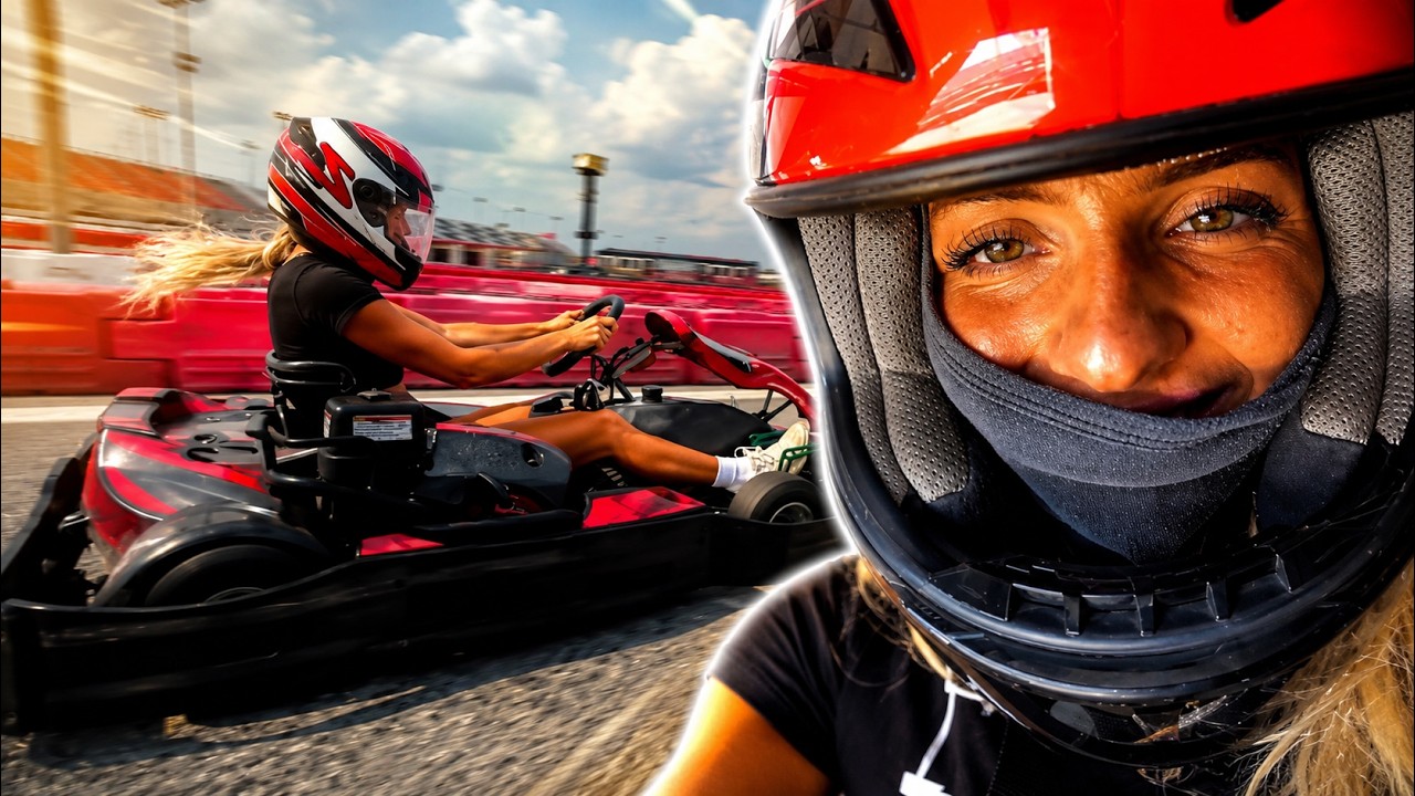 Sallie goes Gokarting!