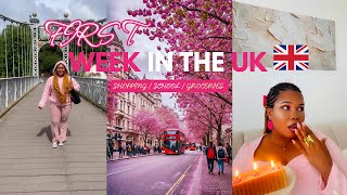 My First Week in the UK 🇬🇧 | Grocery Shopping, School Enrollment & Settling In Details