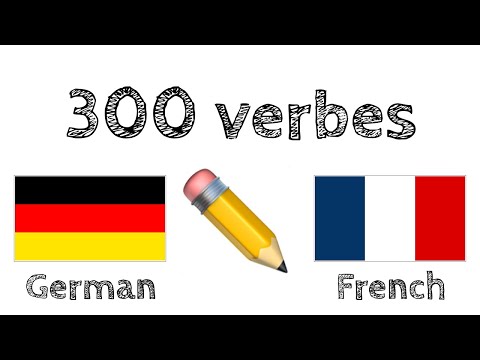 300 verbes + Lecture et écoute : - Allemand + Français - (locuteur de langue maternelle)