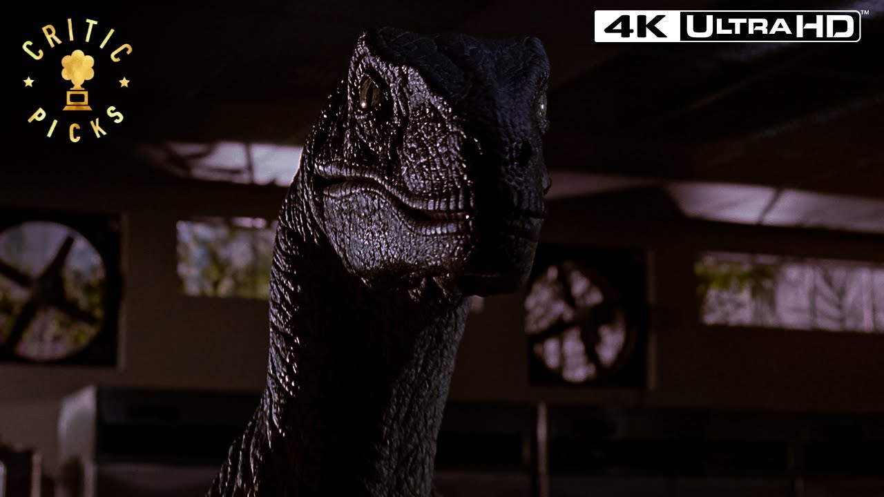 Raptors in the Kitchen (Full Scene) | Jurassic Park 4K
