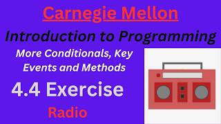 CM Intro to Programming  Unit 4 Lesson 4 Radio