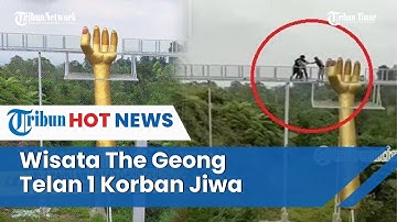 4 Wisatawan Jatuh dan 1 Tewas, Jembatan Kaca di Banyumas Tiba tiba Pecah