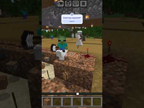 Minecraft um zumbi e seu gato # #minecraft #shorts # #minecraftremix