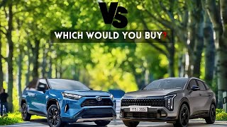 2025 Toyota RAV4 Hybrid vs 2025 Kia Sportage Hybrid:The Ultimate Hybrid SUV Showdown!Which One Wins?