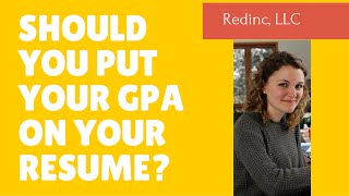 Should You Put Your GPA On Your Resume?  Entry Level Resume Writing Tips