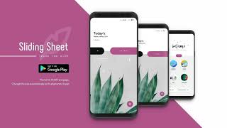 Sliding Sheet theme for KLWP