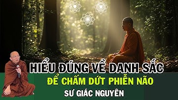 Hiểu Đúng Về Danh – Sắc Để Chấm Dứt Phiền Não |Sư Giác Nguyên | Sư Toại Khanh