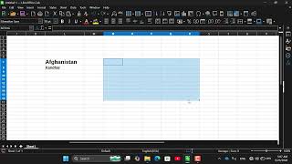 Linux, Libre Office Calc, Styles Tab, I Group, Mahmood Labib