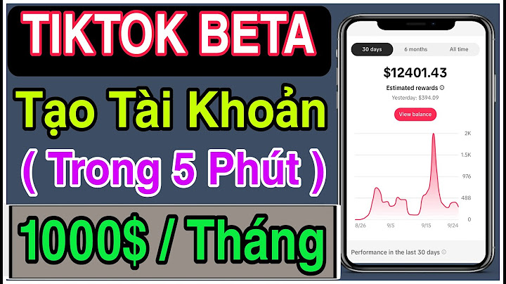 Hướng dẫn kiếm tiền trên tiktok