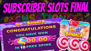 Online slots bonus compilation: Subscriber Slots Final - Long intro!! I some nice BIG WINS??