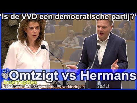 Pieter Omtzigt 'Is De Vvd Een Democratische Partij' V Sophie Hermans Verkiezingsdebat Tweede Kamer