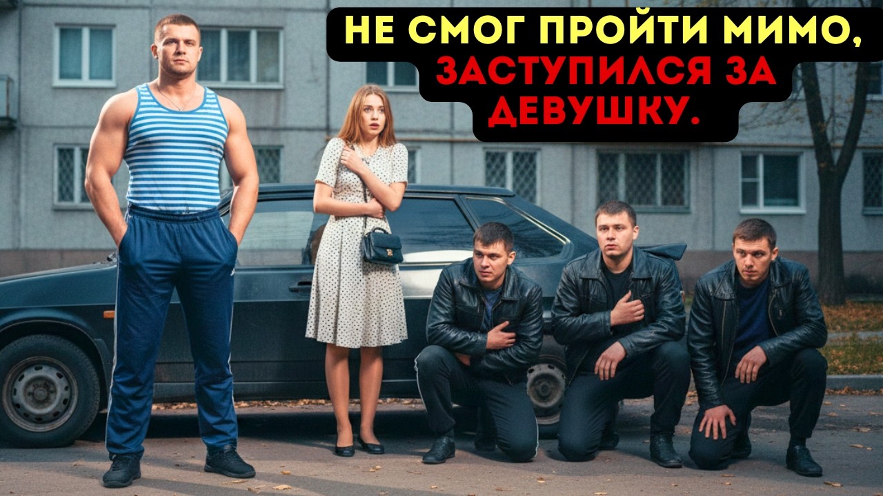 Дембель ВДВ заступился за девушку против троих бандитов. Они пожалели через секунду...