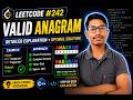 The EASIEST Way to Solve Valid Anagram 🚀 | LeetCode 242