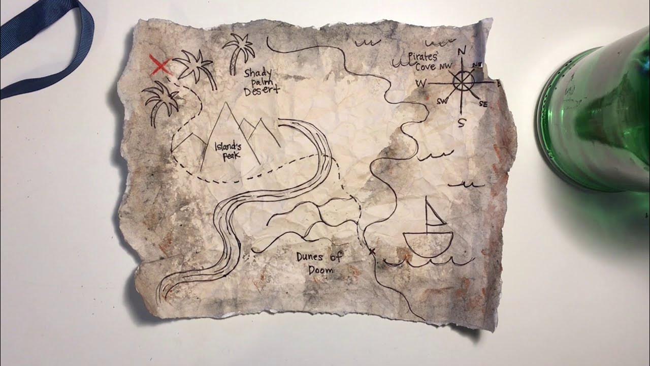 Making a Treasure Map - YouTube