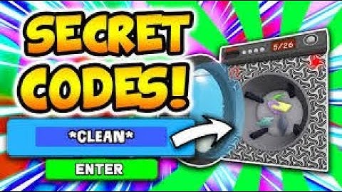 🧼ROBLOX (Laundry Simulator) ALL CODES SECRET WASHING MACHINE🧼
