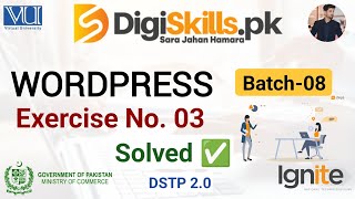 Famous WordPress exercise no 3 batch-08 solved | how to complete WordPress exercise no 3 of batch-8. Net Worth