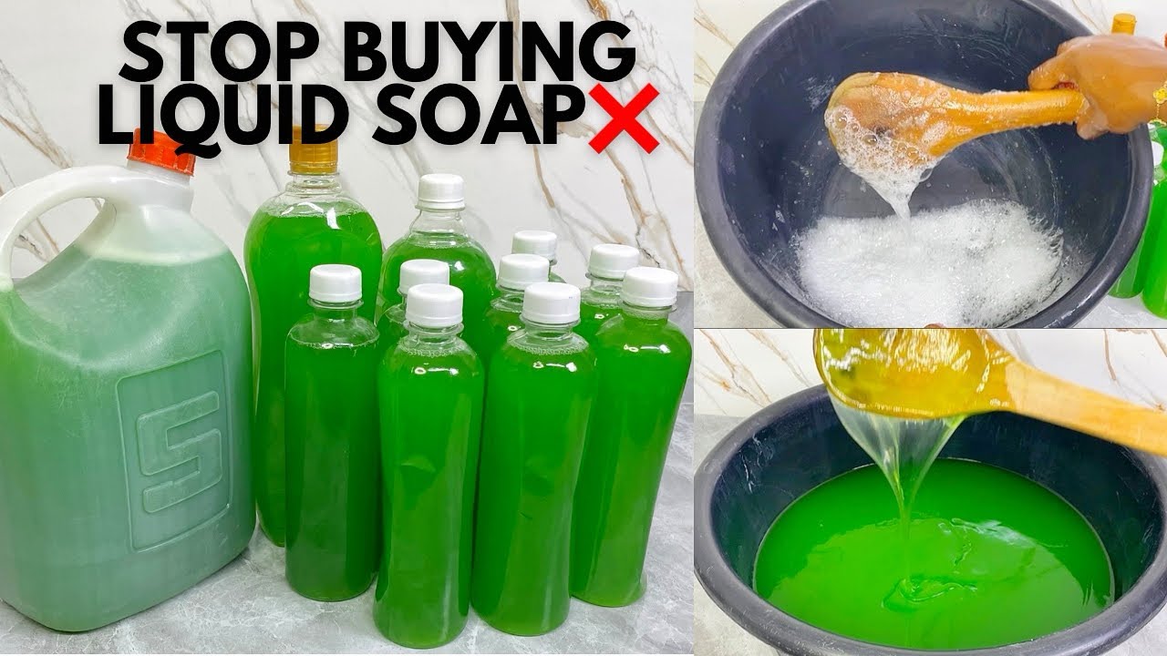 How to Make 10 Liters of Multipurpose Liquid Soap at Home | Full ...
