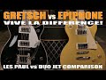 Gretsch G5230T Electromatic Jet vs Epiphone Les Paul Standard 50's - Side by Side Comparison