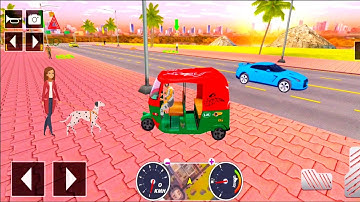 Tuk Tuk auto rickshaw driver game - 3D auto rickshaw driving game - Android iOS Gameplay #32