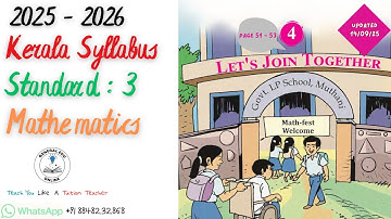 Class 3 Maths Unit 4  Let