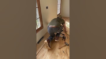 Flooring Tip! How To Start Installing A Hardwood Floor! #flooring #hardwood #diy