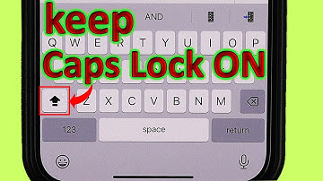 How To Turn ON Caps Lock On iPhone