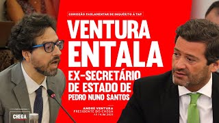 Ventura entala ex-secretário de Estado de Pedro Nuno Santos