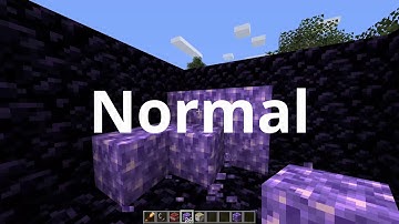 The sound of the amethyst block is amazing. (Minecraft 1.17 snapshot)