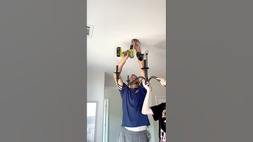 Replacing a chandelier | full process #shorts
