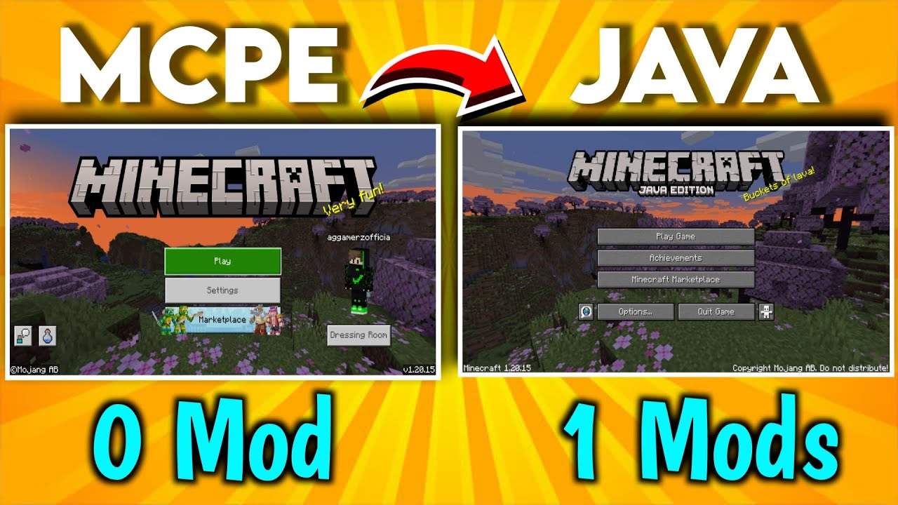 Minecraft Java Refrees Trick Convert Minecraft Pe Into Minecraft Java In One Click...| Secret Trick ...
