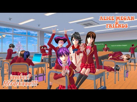 ALICE MEGAN & FRIENDS [JAMKOS] || SAKURA SCHOOL SIMULATOR