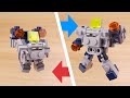 How to build mini LEGO kid to giant robot transformer mech - GIant Mini