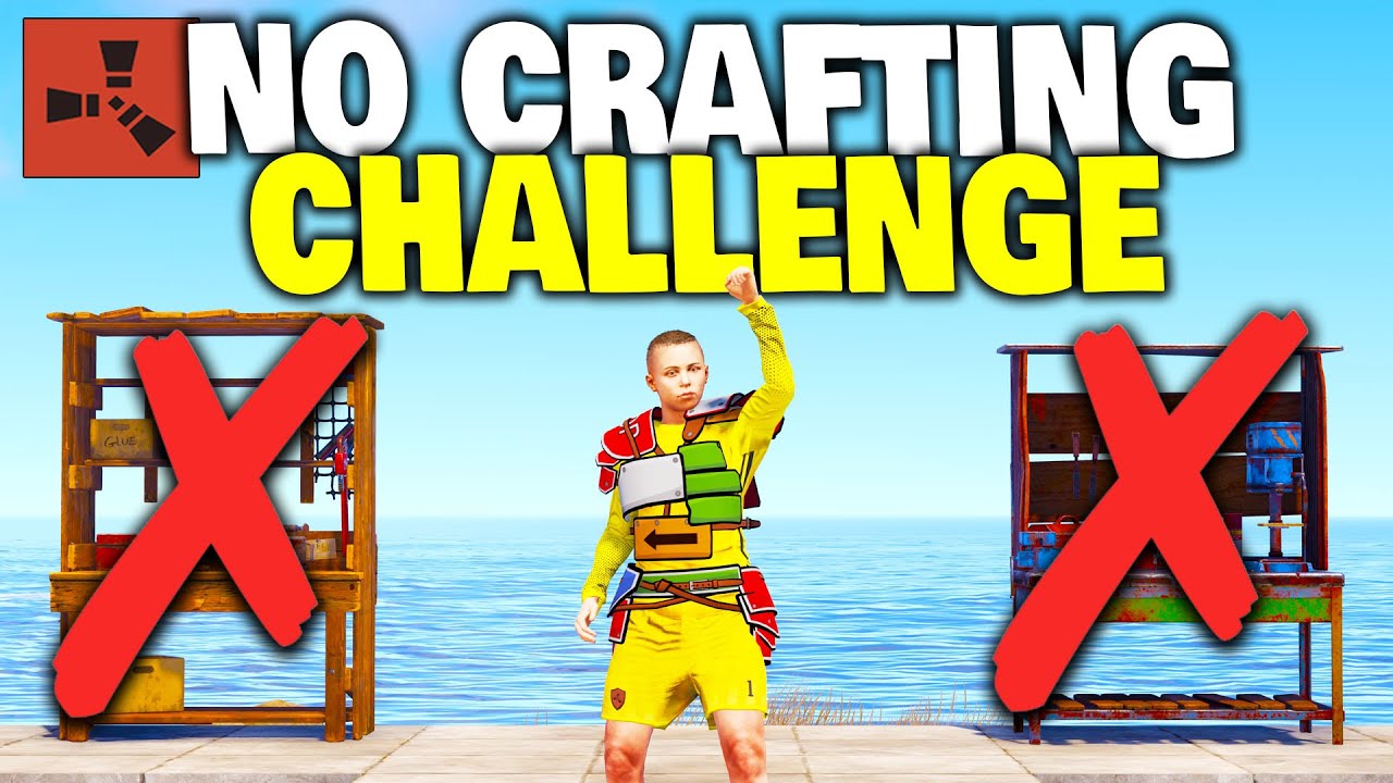 I Survived 24 Hours Without Crafting in Rust - YouTube