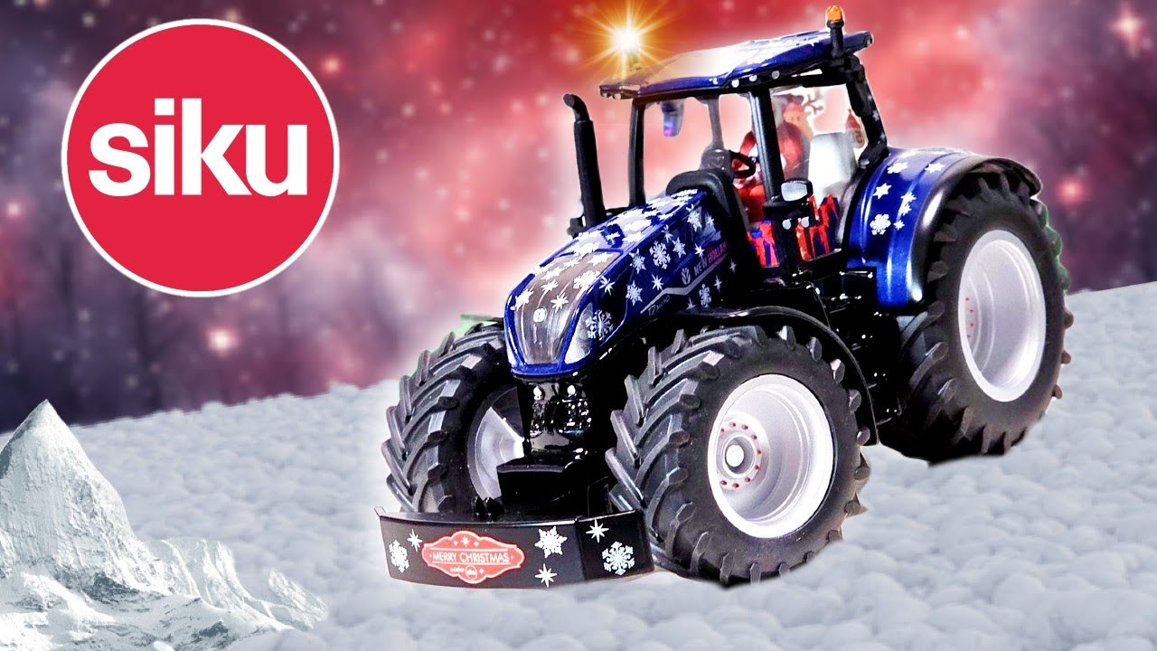 SIKU New Holland Christmas Tractor: Un Regalo da Collezione! - YouTube