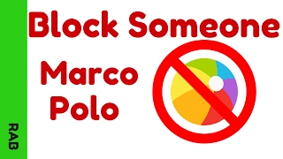 Marco Polo Tutorial - How to Block Someone on the Marco Polo App screenshot 1