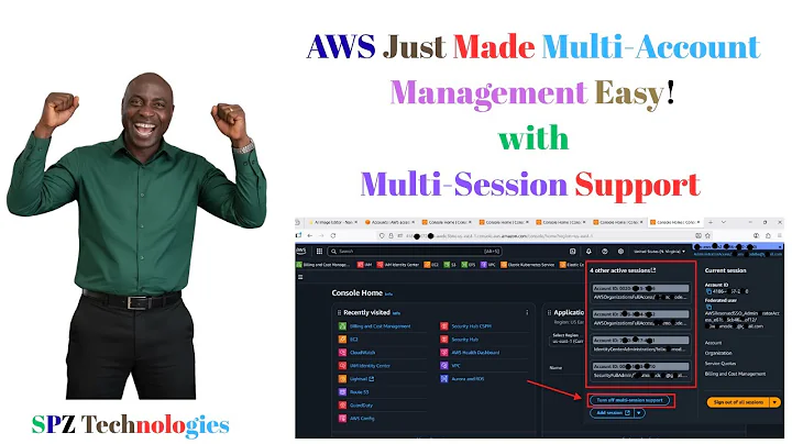 AWS Multi-Session Support Explained | How to Sign in to Multiple AWS Accounts in One Browser