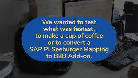 Seeburger Conversion vs Making Coffee