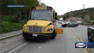 School bus with students onboard involved in crash in Monadnock Region town, police say