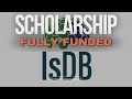 Islamic development bank isdb scholarship 2024