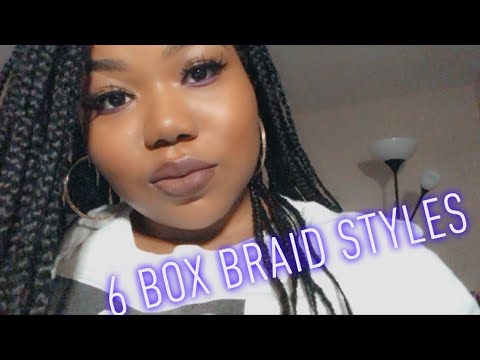 How To Style Box Braids|| Part One 💜 - YouTube