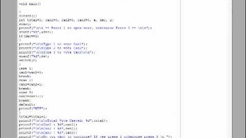 Computerized voting system with C